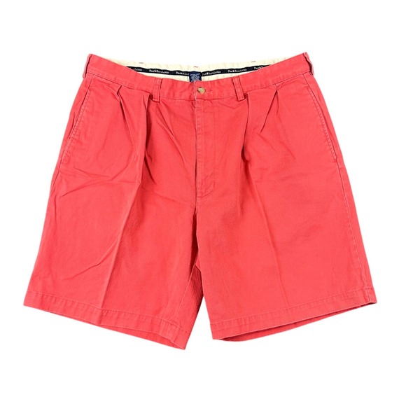 Polo Ralph Lauren Other - Polo Ralph Lauren Chino Shorts Mens Size 38 Coral Pleated Classic 100% Cotton